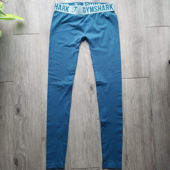 Gymshark Pants - Gymshark Legging | Petrol Blue/Pale Turquoise | S